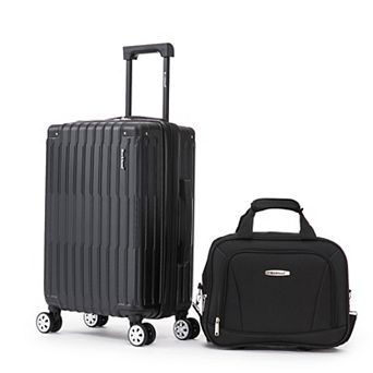 Rockland Napa Valley 2 pc Hardside & Softside Spinner Carry-On Luggage Set