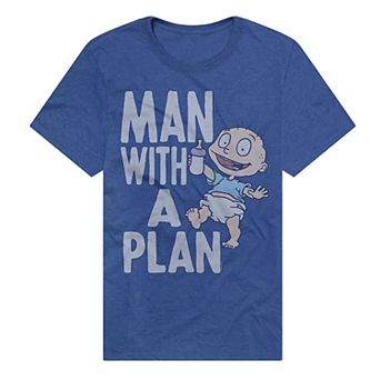 Men's Rugrats Man With A Plan Graphic Tee
