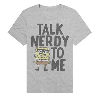 Men's SpongeBob SquarePants Talk Nerdy To Me Graphic Tee