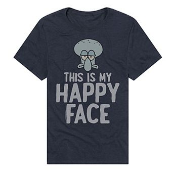 Men's SpongeBob SquarePants Happy Face Graphic Tee