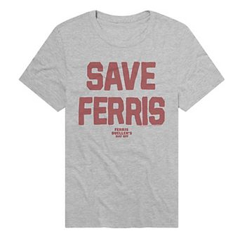 Men's Ferris Bueller's Day Off Save Ferris Graphic Tee