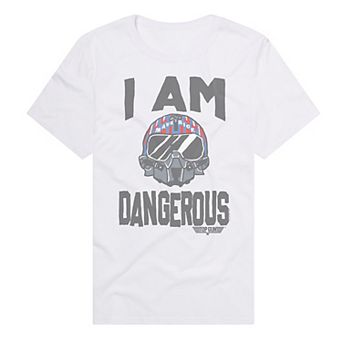 Men's Top Gun I Am Dangerous Graphic Tee