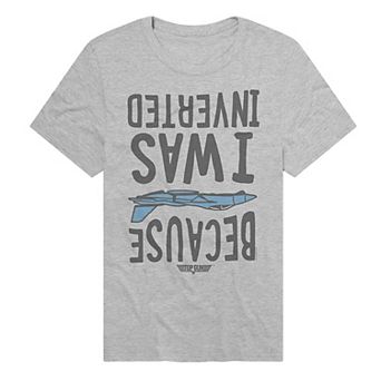 Men's Top Gun Because I Was Inverted Graphic Tee