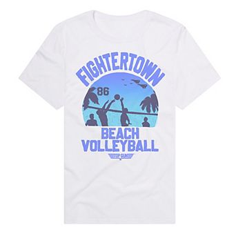 Men's Top Gun Fightertown Beach Volleyball Graphic Tee