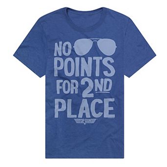 Men's Top Gun No Points for Second Place Graphic Tee