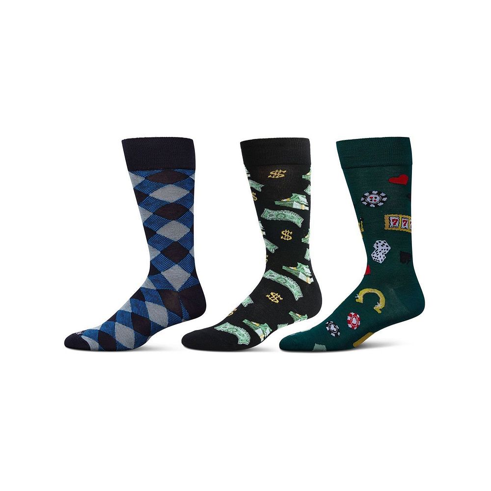 Men's Crazy Puzzle Sock Bundle - 3 Pair
