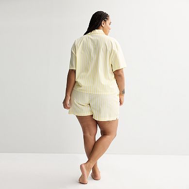 Plus Size Sonoma Goods For Life® Woven Sleep Top