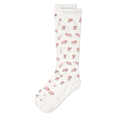 Pigs Cotton Blend 15-20 mmHg Graduated Compression Socks
