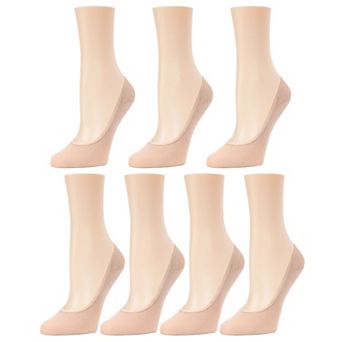 Fine Gauge Cotton Blend Seamless Liner 7 Pack