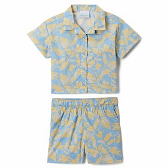 Toddler Boys Columbia Rapid Rivers Button Front Shirt and Shorts Set