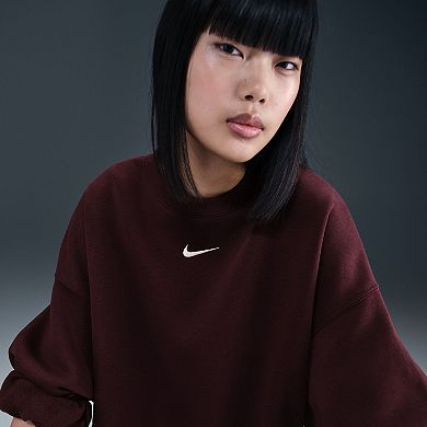 Women's Nike Oversized Crew-Neck Phoenix Fleece Sweatshirt