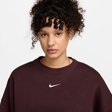 Women's Nike Oversized Crew-Neck Phoenix Fleece Sweatshirt