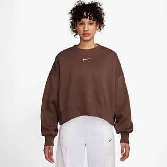 Women's Nike Oversized Crew-Neck Phoenix Fleece Sweatshirt