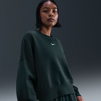 Women's Nike Oversized Crew-Neck Phoenix Fleece Sweatshirt