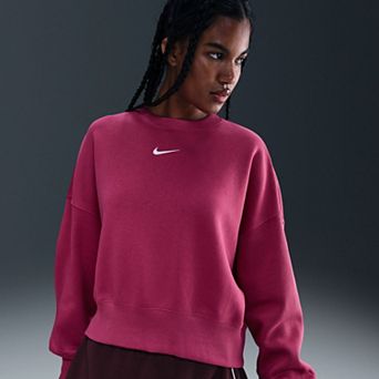 Women's Nike Oversized Crew-Neck Phoenix Fleece Sweatshirt