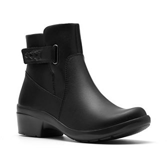 Clarks Angie Serena Women's Leather Ankle Boots With Strap Detail