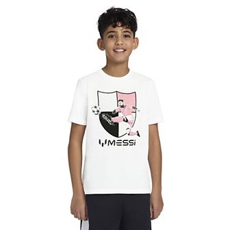 Boys 8-20 Messi Action Crest Graphic Tee