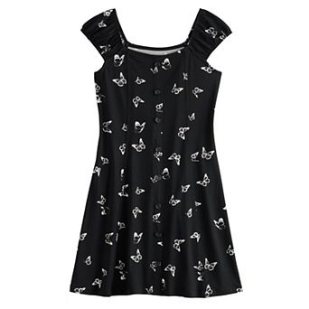 Girls 6-20 SO® Button Front Dress in Regular & Plus Size