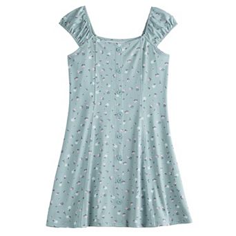 Girls 6-20 SO® Button Front Dress in Regular & Plus Size