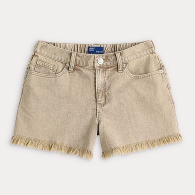 Juniors' Project Indigo Mid Rise Baggy Denim Shorts