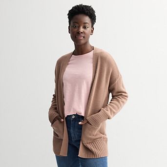 Women's Sonoma Goods For Life® Open Front Longline Cardigan