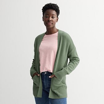Women's Sonoma Goods For Life® Open Front Longline Cardigan