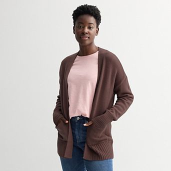 Women's Sonoma Goods For Life® Open Front Longline Cardigan