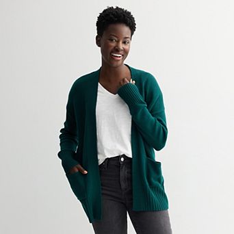 Women's Sonoma Goods For Life® Open Front Longline Cardigan