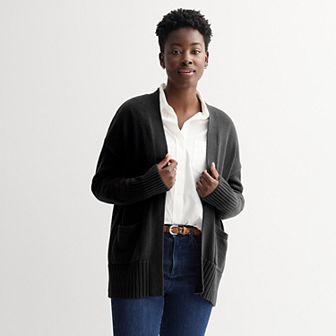 Women's Sonoma Goods For Life® Open Front Longline Cardigan