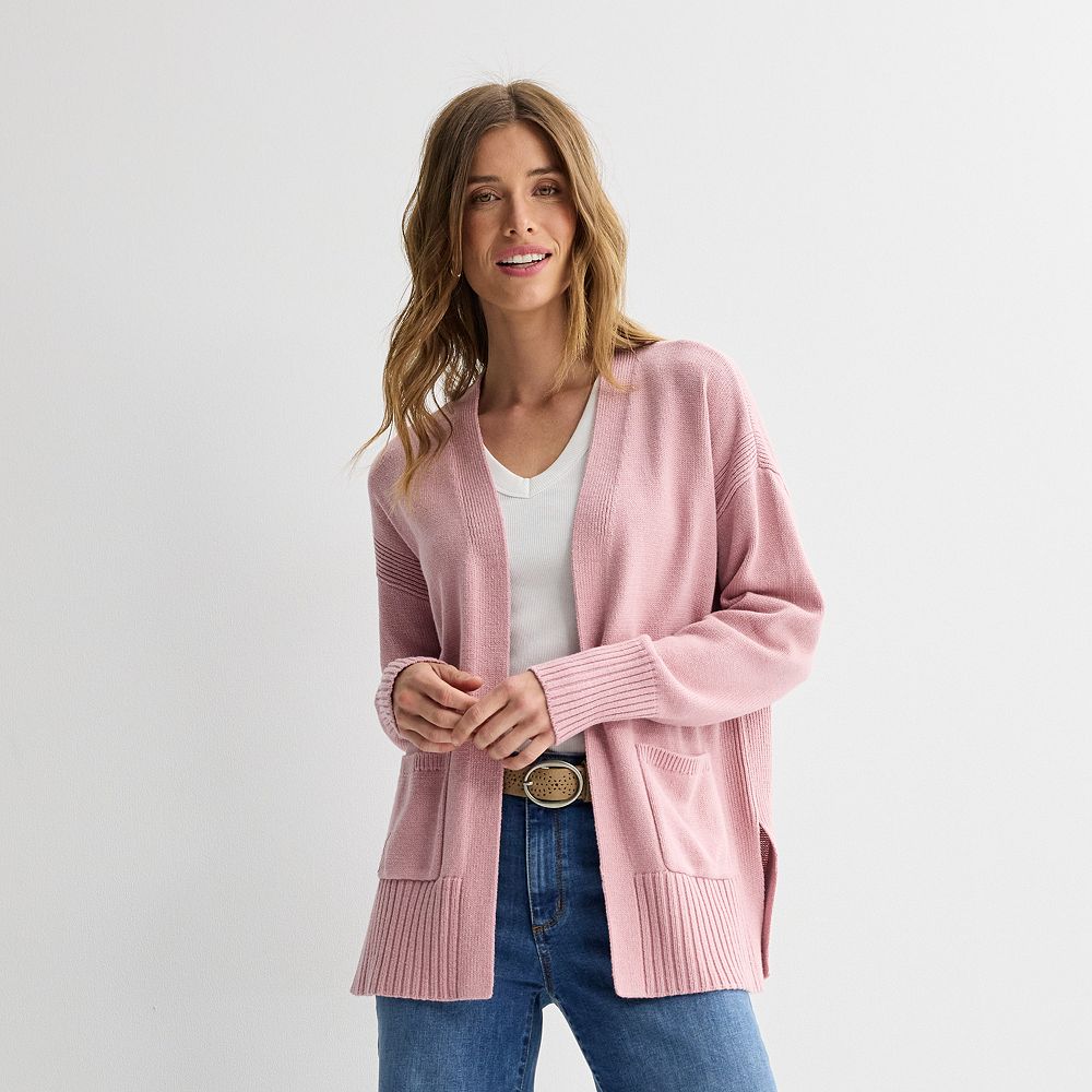 Petite Sonoma Goods For Life® Open Front Longline Cardigan