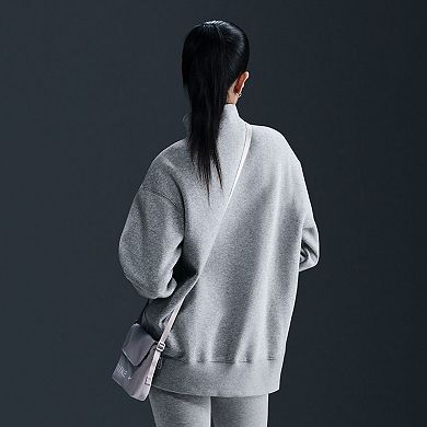 Women's Nike Oversized Quarter-Zip Fleece Sweatshirt