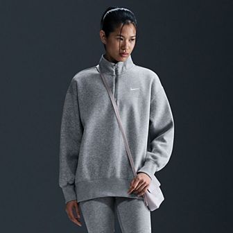 Women's Nike Oversized Quarter-Zip Phoenix Fleece Sweatshirt