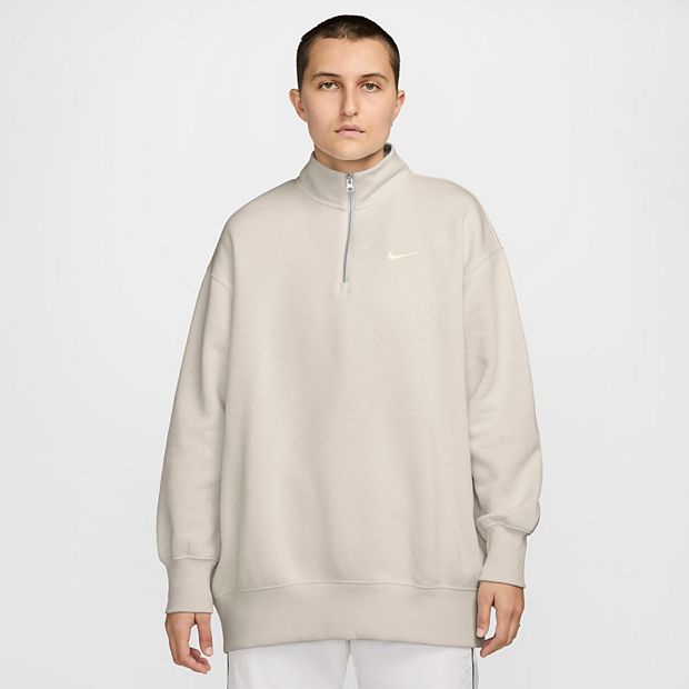 Women's Nike Oversized Quarter-Zip Phoenix Fleece Sweatshirt