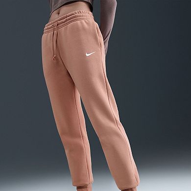 Women's Nike Phoenix Mid-Rise Fleece Sweatpants
