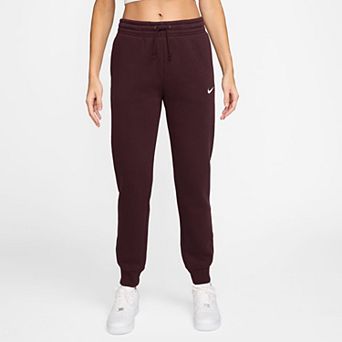 Women's Nike Phoenix Mid-Rise Fleece Sweatpants