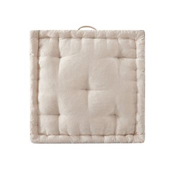 Intelligent Design Azza 24 in Chenille Square Floor Pillow Cushion