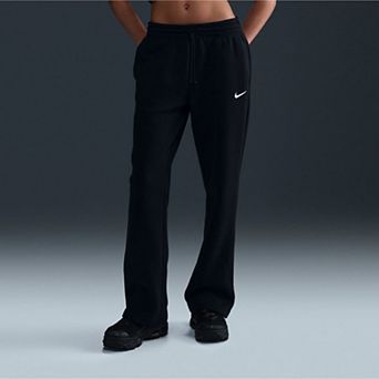 Women's Nike Phoenix Fleece Mid-Rise Open-Hem Pants