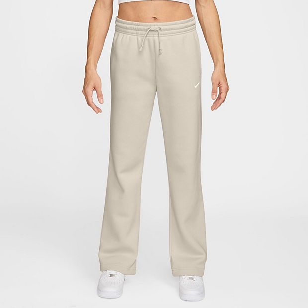 Women's Nike Phoenix Fleece Mid-Rise Open-Hem Pants