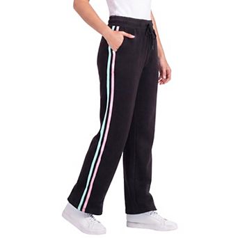 Woman Within Plus Size Better-Fleece Side-Stripe Pull-On Sweatpants