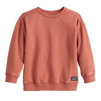 Baby & Toddler Boy Jumping Beans® Oversized French Terry Crewneck Sweatshirt