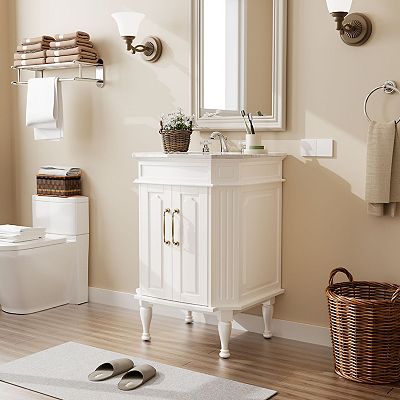 24-inch North-Europe Style Bathroom Vanity Cabinet