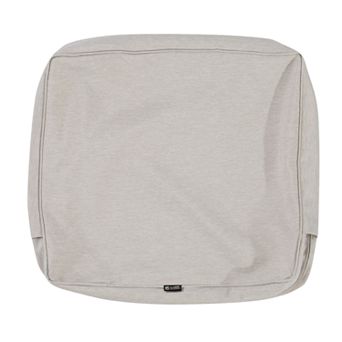 Classic Accessories Montlake FadeSafe Patio Lounge Back Cushion Gray Slip Cover