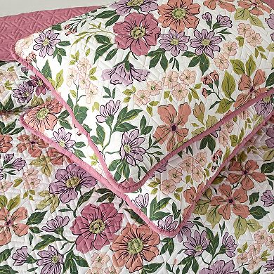 Nanshing Eira Floral 3 Piece Quilt Set