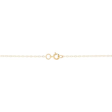 Everlasting Gold 14k Gold & White Gold Crucifix Pendant Necklace