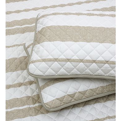 Nanshing Lerado 7 Piece Stripe Quilt Set