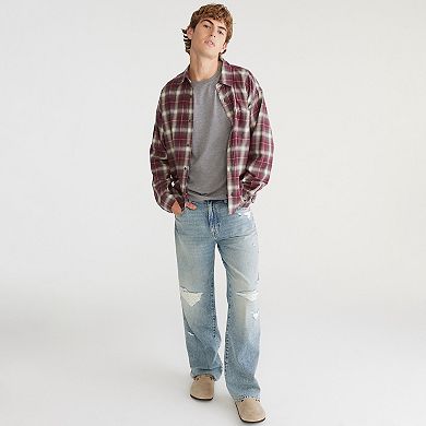 Men's Aeropostale Boxy Button Down Flannel