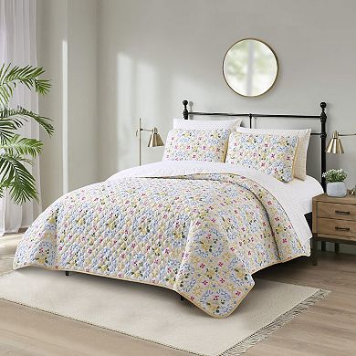 Nanshing Magora Floral 7 Piece Quilt Set