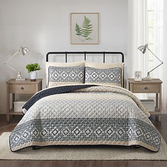 Nanshing Salma 7 pc Geometric Quilt Set