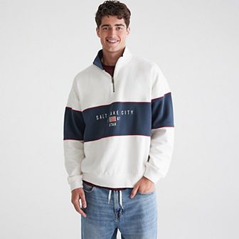 Men's Aeropostale Quarter-Zip Pullover