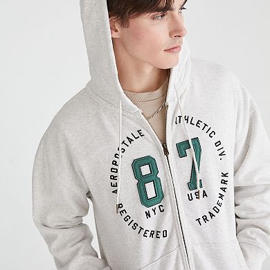 Men's Aeropostale Hooded Full-Zip Fleece Hoodie